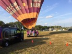 Uitmuntende luchtballon vaart in de buurt van Tilburg op dinsdag  6 augustus 2019