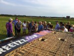 Spectaculaire ballonvlucht opgestegen op opstijglocatie Steenwijk op dinsdag  7 augustus 2018