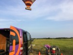 Weergaloze ballonvlucht opgestegen op opstijglocatie Steenwijk op dinsdag  7 augustus 2018