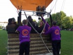 Hoogstaande ballonvaart vanaf startveld Woerden op vrijdag 10 mei 2019