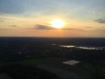 Professionele ballonvlucht over de regio Landgraaf vrijdag 11 mei 2018