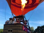 Hoogstaande heteluchtballonvaart opgestegen op startveld Almelo op vrijdag  7 augustus 2026
