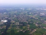 Hoogstaande ballonvaart in de buurt van Rijsbergen op woensdag 17 juli 2019