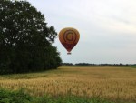 Hoogstaande heteluchtballonvaart opgestegen op opstijglocatie Rijsbergen op woensdag 17 juli 2019