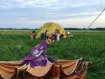 Prettige luchtballonvaart opgestegen op opstijglocatie Hoogeveen op woensdag 25 juni 2025