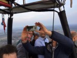 Verbluffende heteluchtballonvaart opgestegen op opstijglocatie Eindhoven op zaterdag  6 april 2019