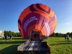 Plezierige luchtballon vaart in de regio Heerlen op zondag 10 augustus 2025